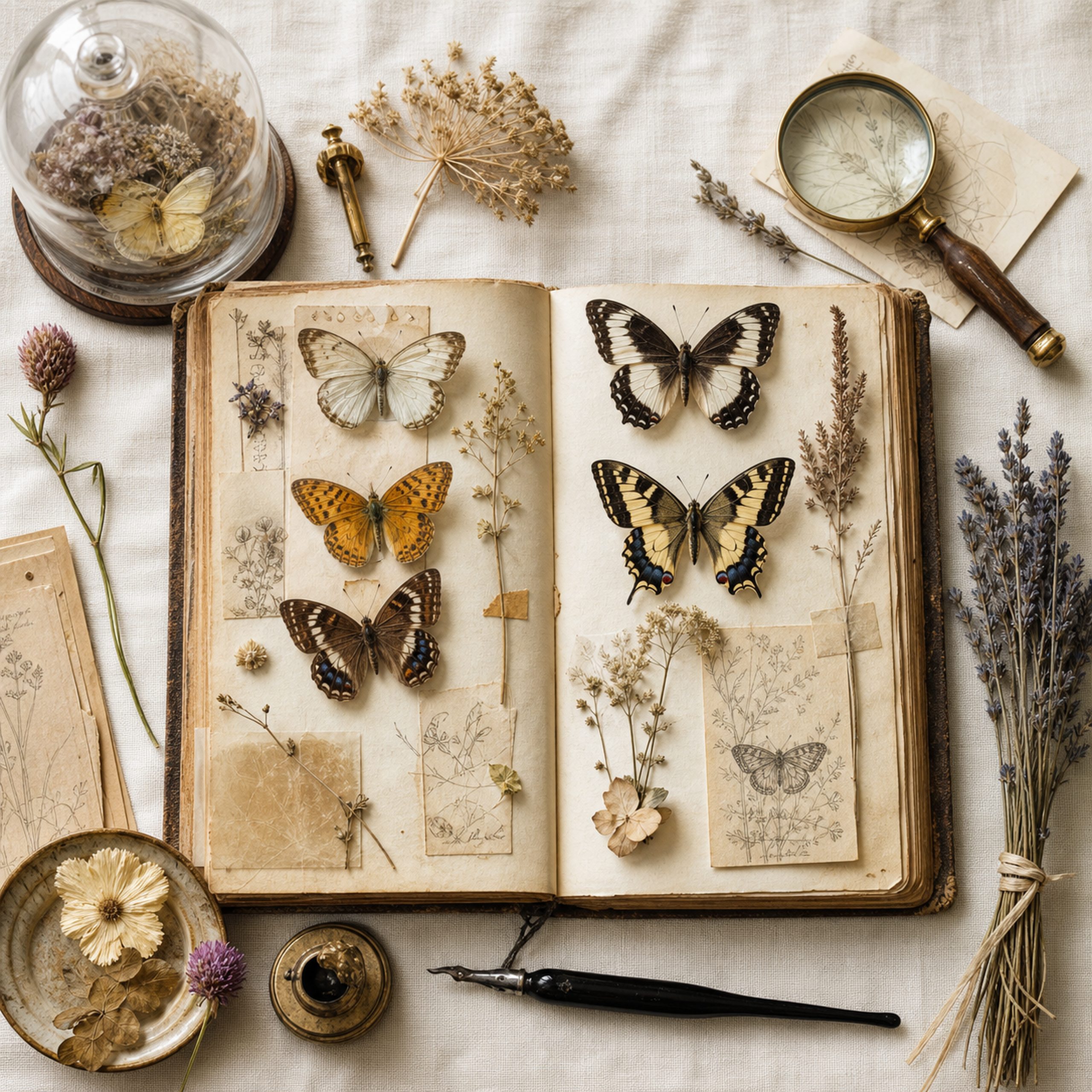 Butterfly Conservatory DELUXE Junk Journal Kit ADD-ON | Extra Printable Ephemera | Digital Download