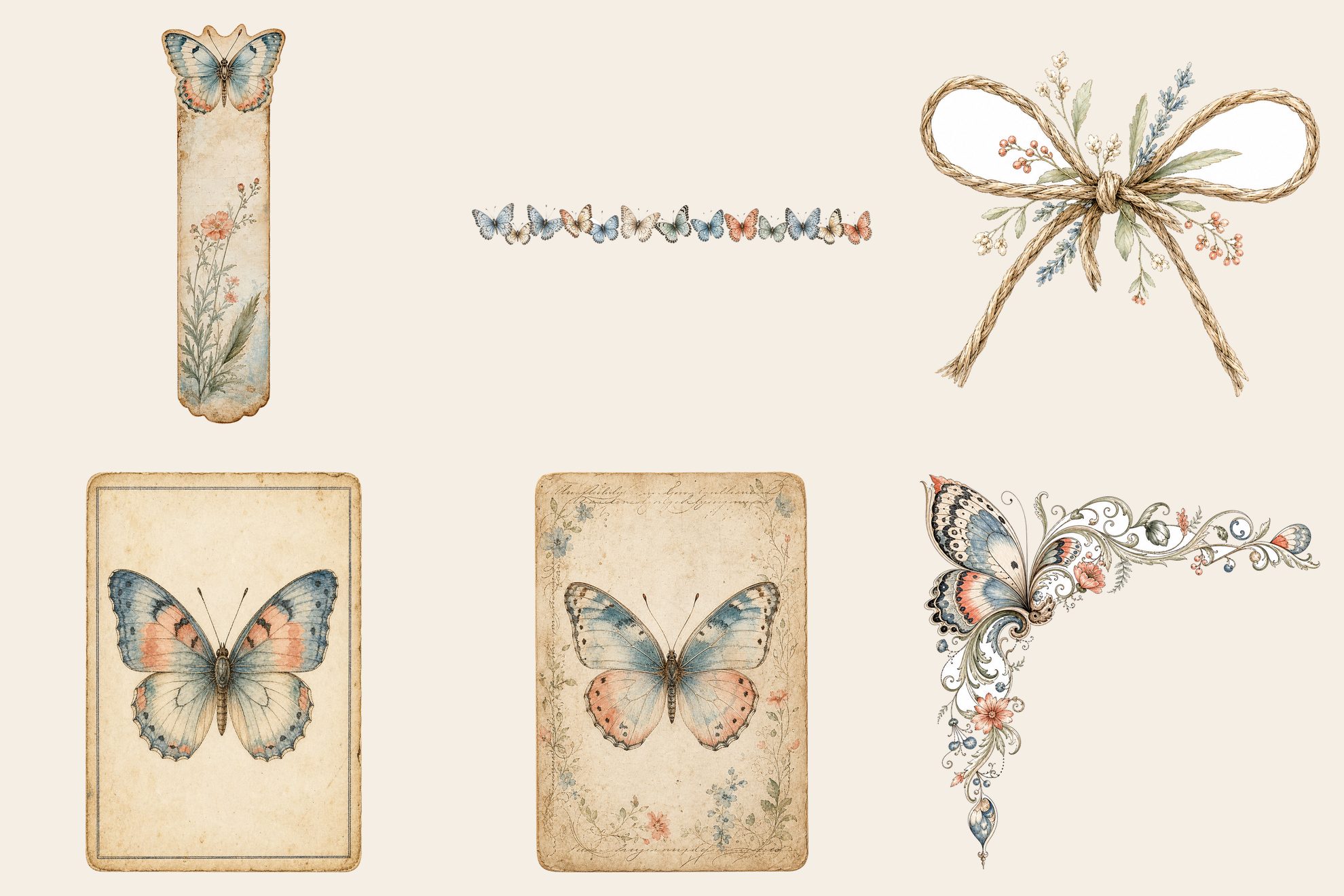 Butterfly Conservatory DELUXE Junk Journal Kit ADD-ON — preview