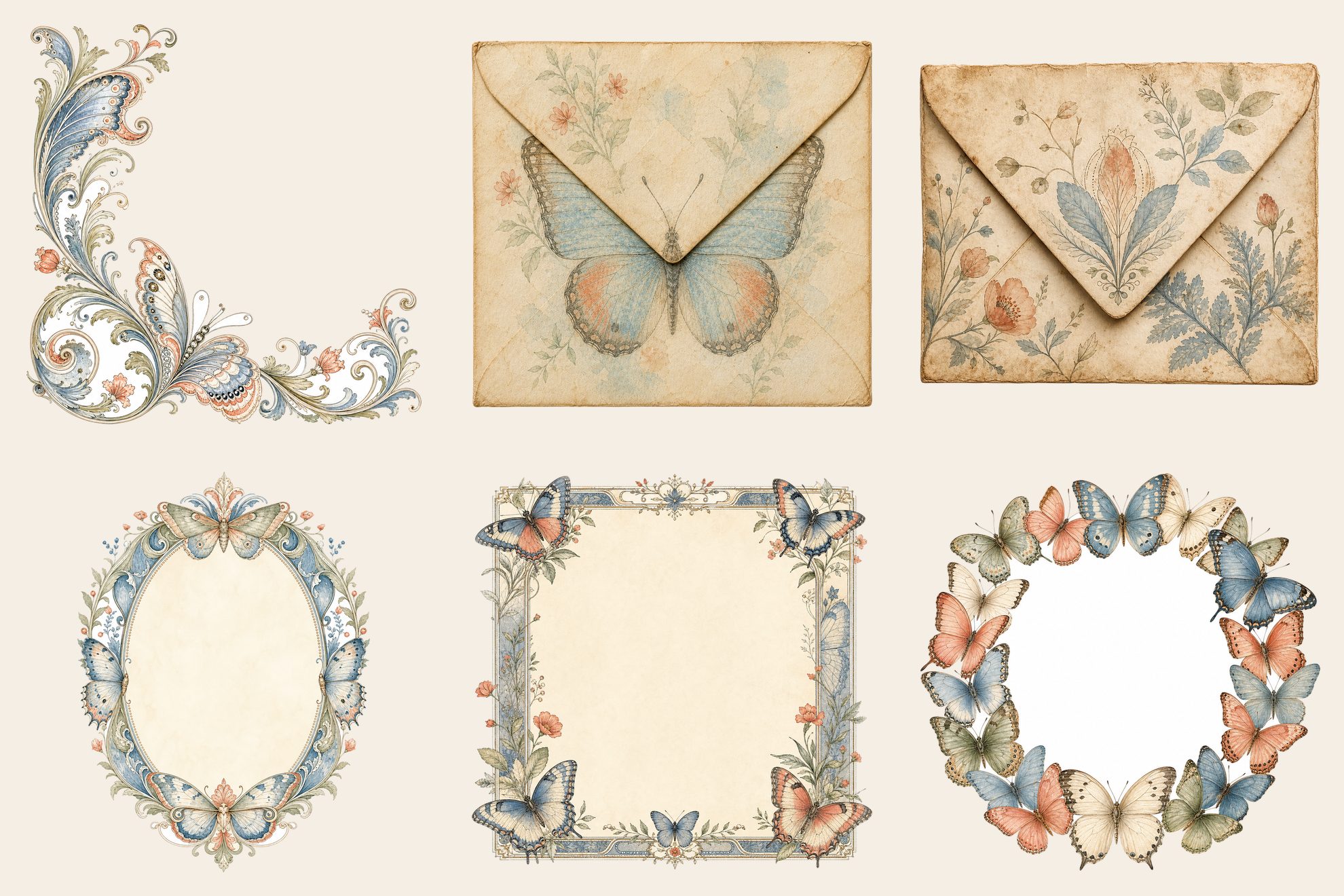 Butterfly Conservatory DELUXE Junk Journal Kit ADD-ON — preview