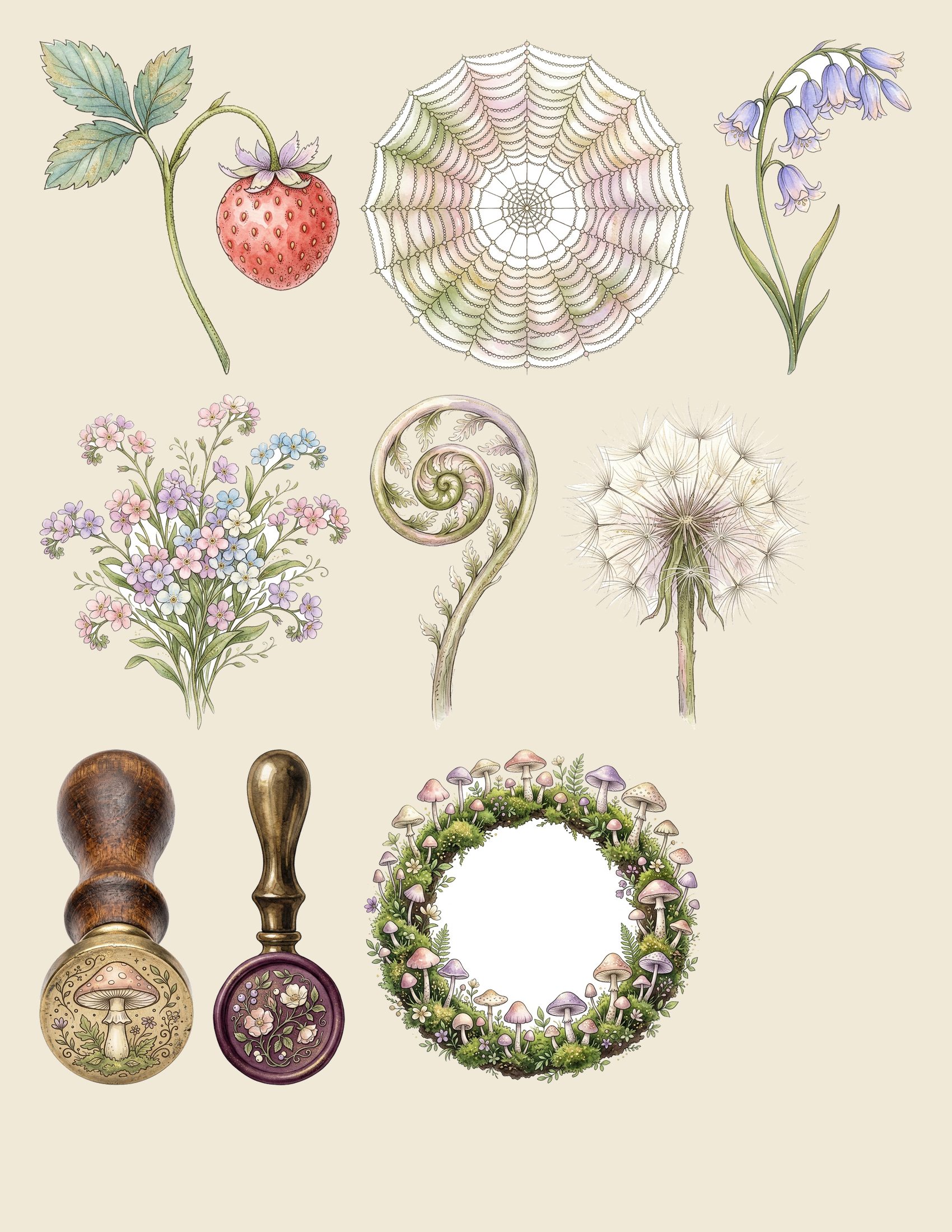 Fairy Toadstool Hollow Paper Pack — preview